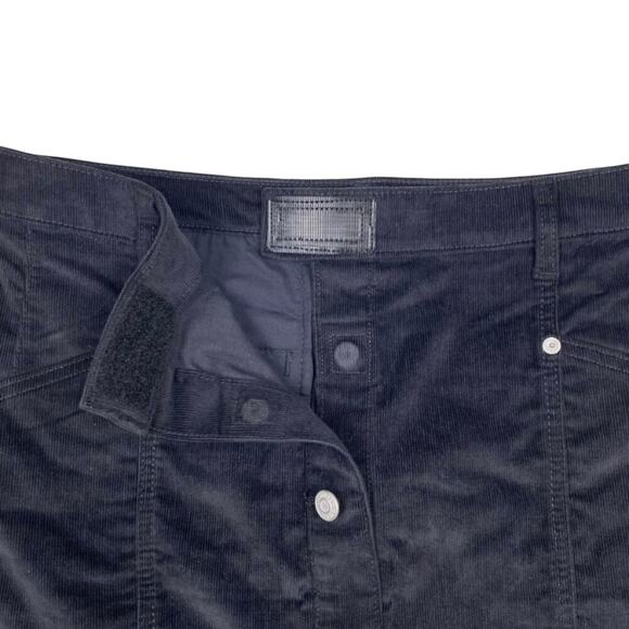 Tommy Hilfiger Women’s Adaptive Corduroy Button-Front Skirt Black Size 6 - Picture 4 of 8